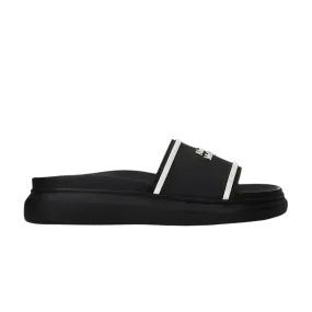 Alexander McQueen Wmns Oversized Hybrid Signature Slide 'Black White'