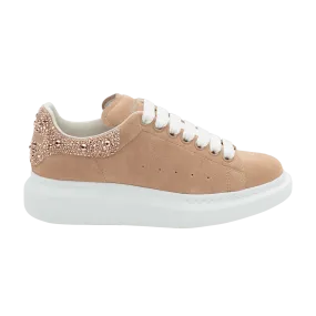 Alexander McQueen Wmns Oversized Sneaker 'Rose Gold Crystals'