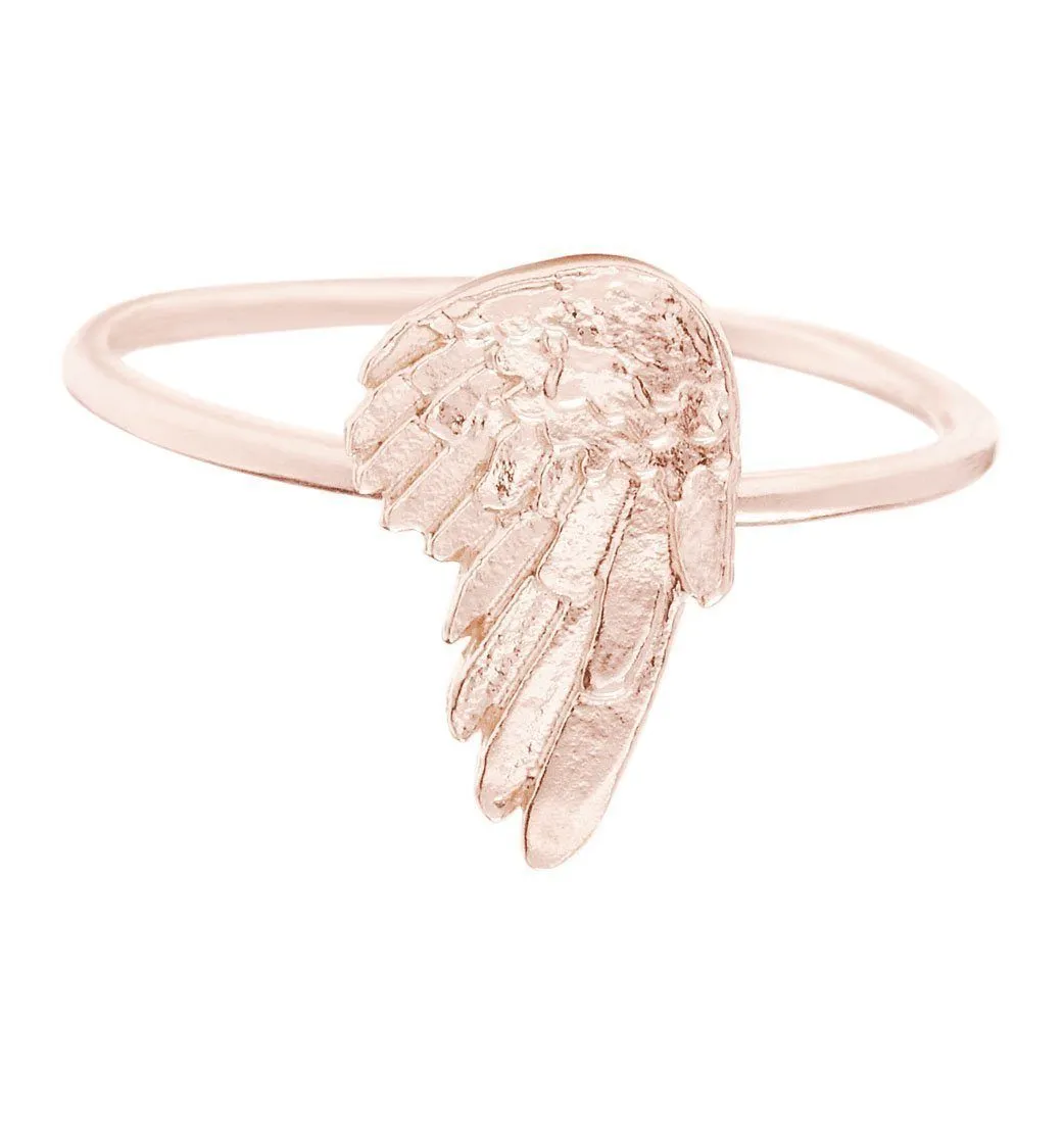 Angel Wing Stacking Ring