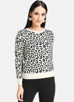 Animal Print Pullover