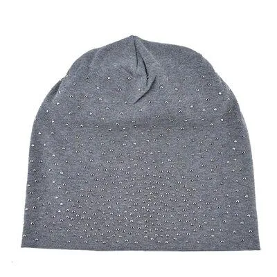 Autumn Knitted Solid Color Beanie Hats for Women