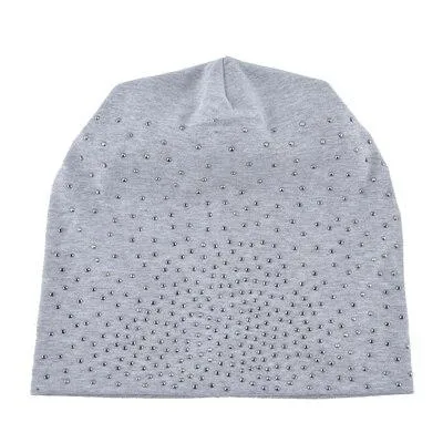 Autumn Knitted Solid Color Beanie Hats for Women