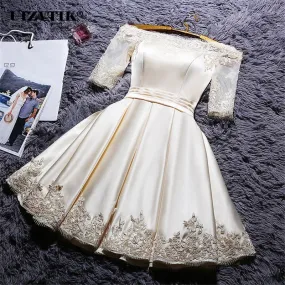 Bandage Summer Dress Women 2021 Sexy Slash Neck Wedding Bride Long Party vestidos de mujer Casual Slim Lace Plus Size Clothing