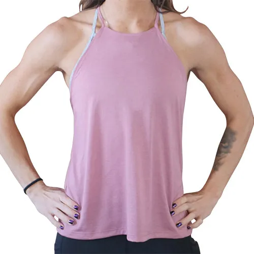 Basic High Neck Flowy Tank