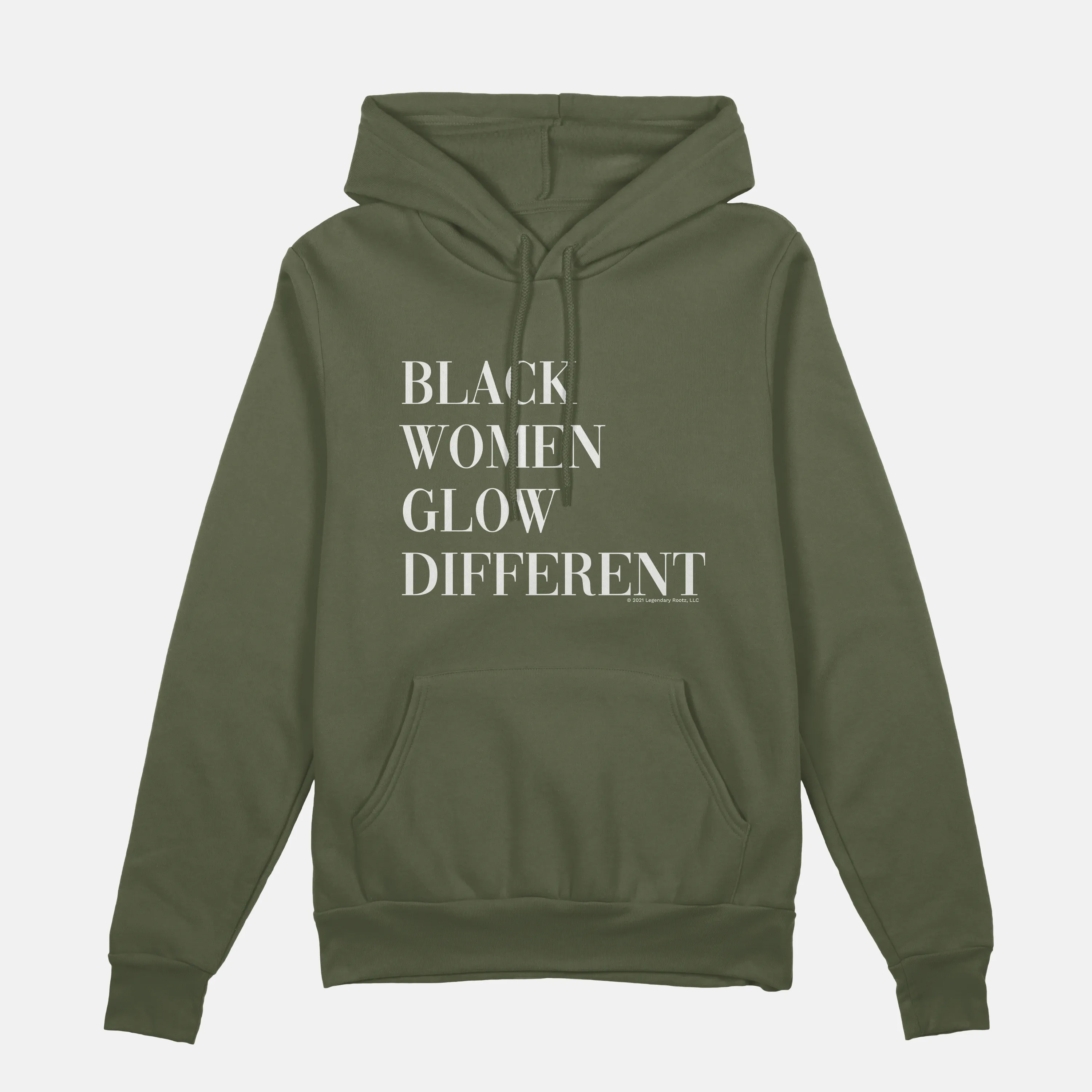 Black Women Glow Different Hoodie