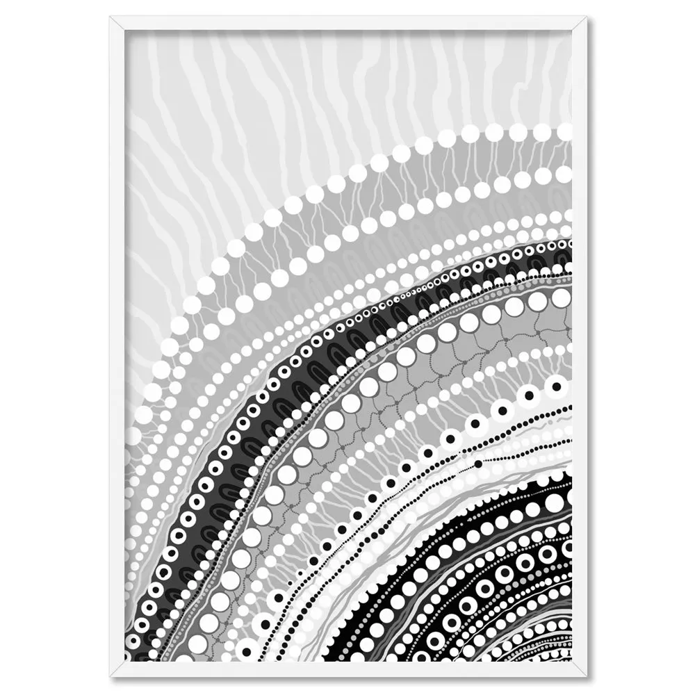 Blooming Female I B&W - Art Print by Leah Cummins