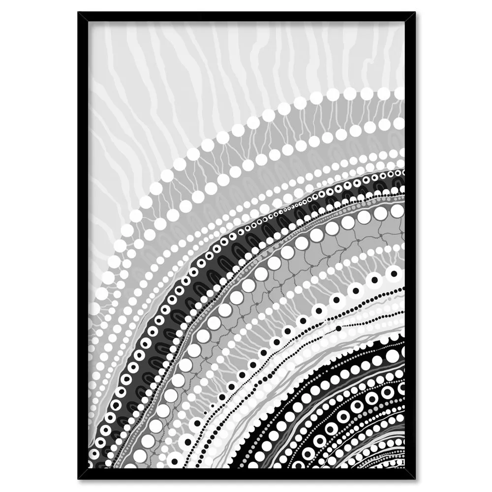 Blooming Female I B&W - Art Print by Leah Cummins