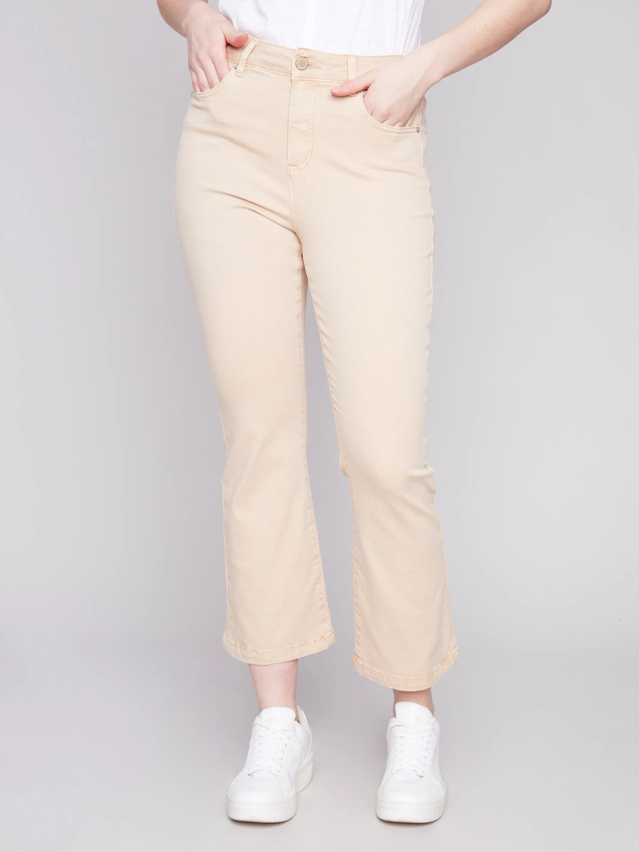 Bootcut Stretch Twill Pants - Corn