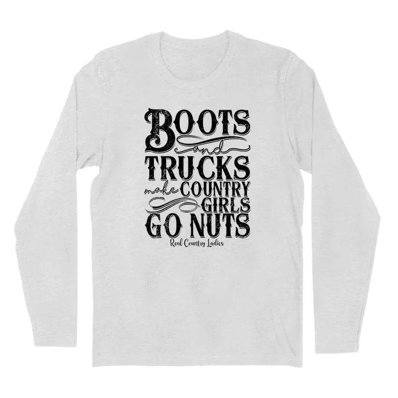 Boots And Trucks Black Print Hoodies & Long Sleeves