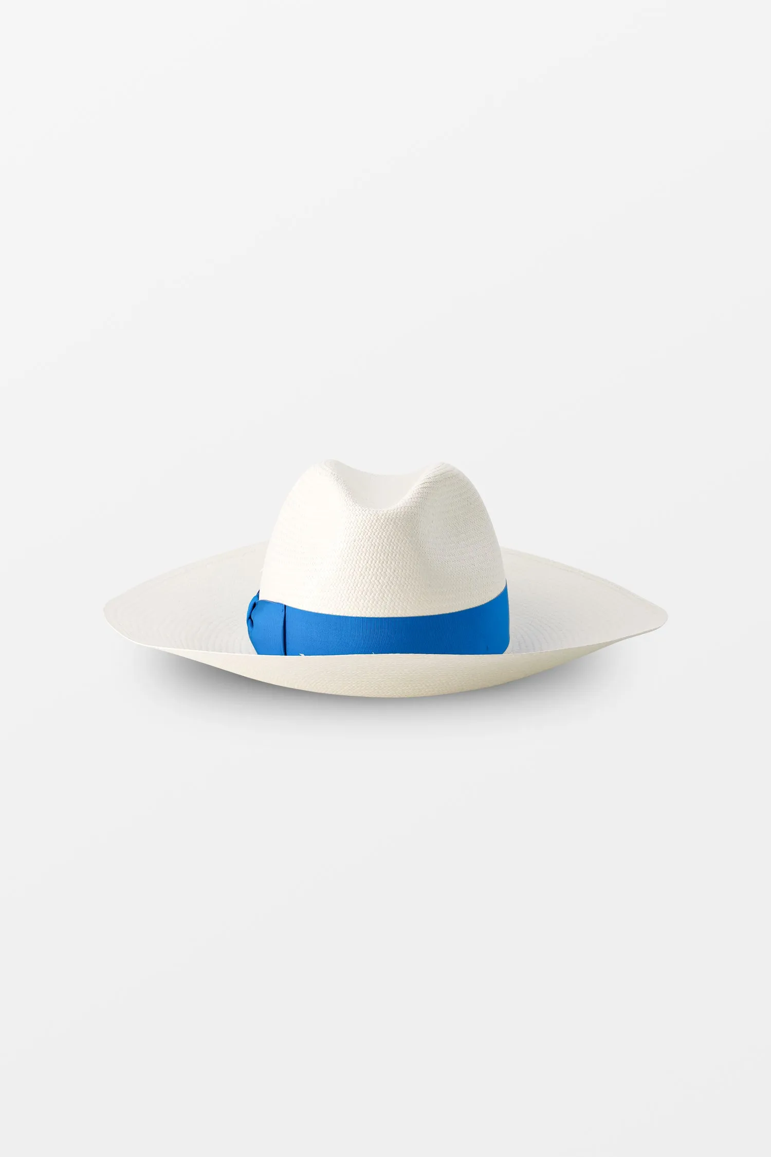 Borsalino White/Blue Panama Fine Sophie