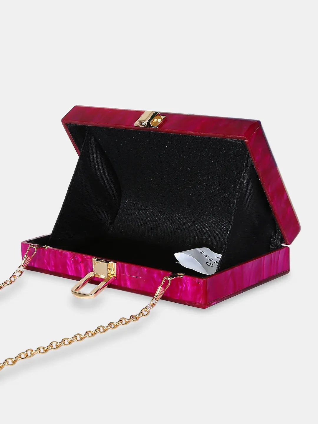 Caprese Gaida Clutch Small Fuchsia