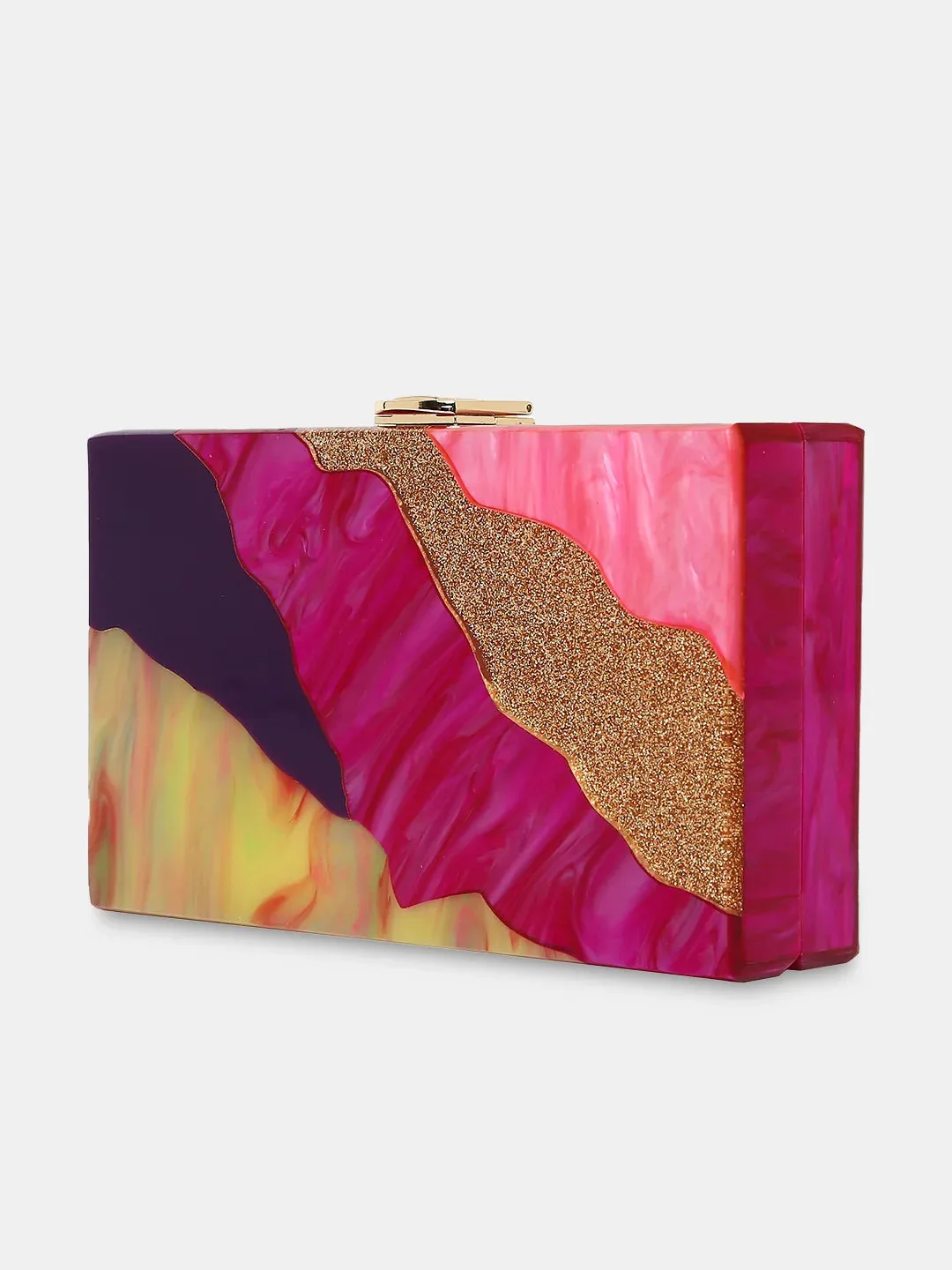 Caprese Gaida Clutch Small Fuchsia