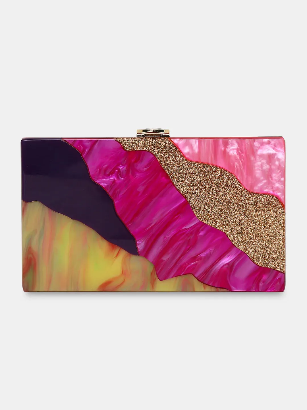 Caprese Gaida Clutch Small Fuchsia