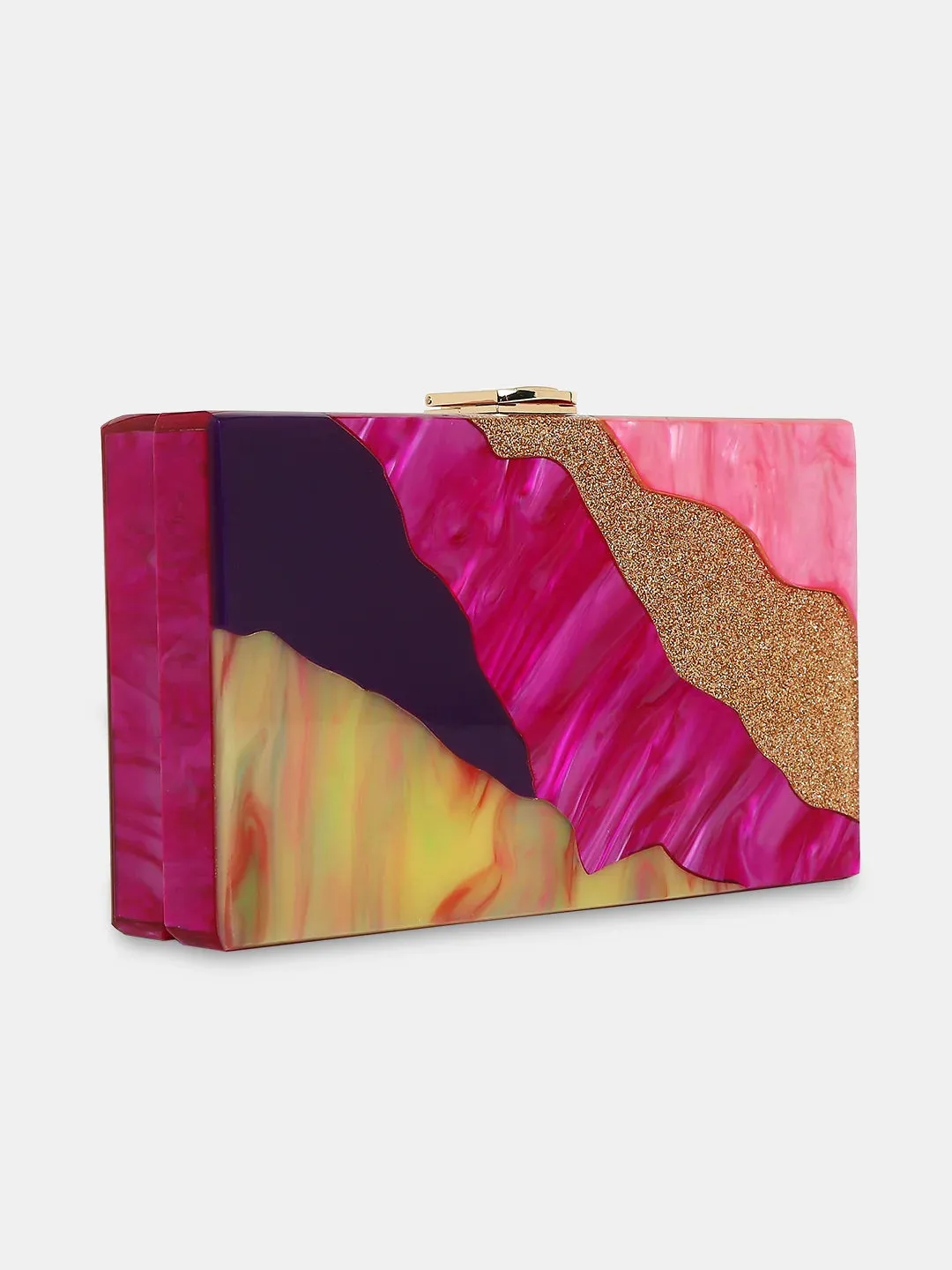 Caprese Gaida Clutch Small Fuchsia