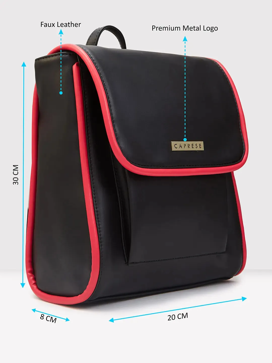 Caprese Gracie Backpack Medium Black