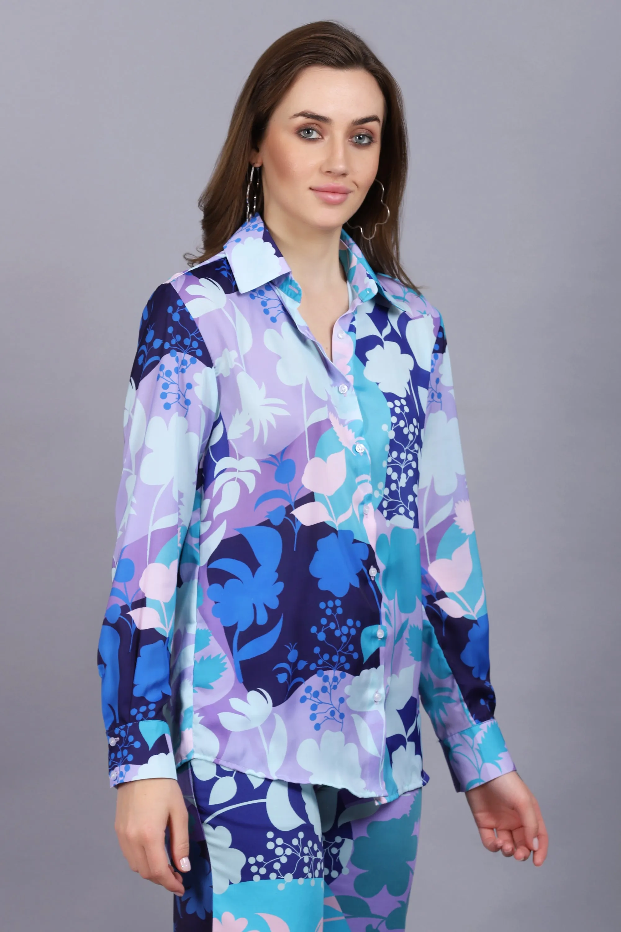 Charming Floral Shirt For Women