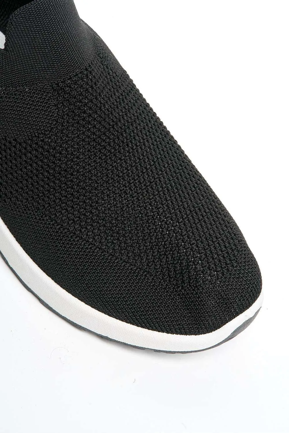 Chelsey Slip On Trainers in Black