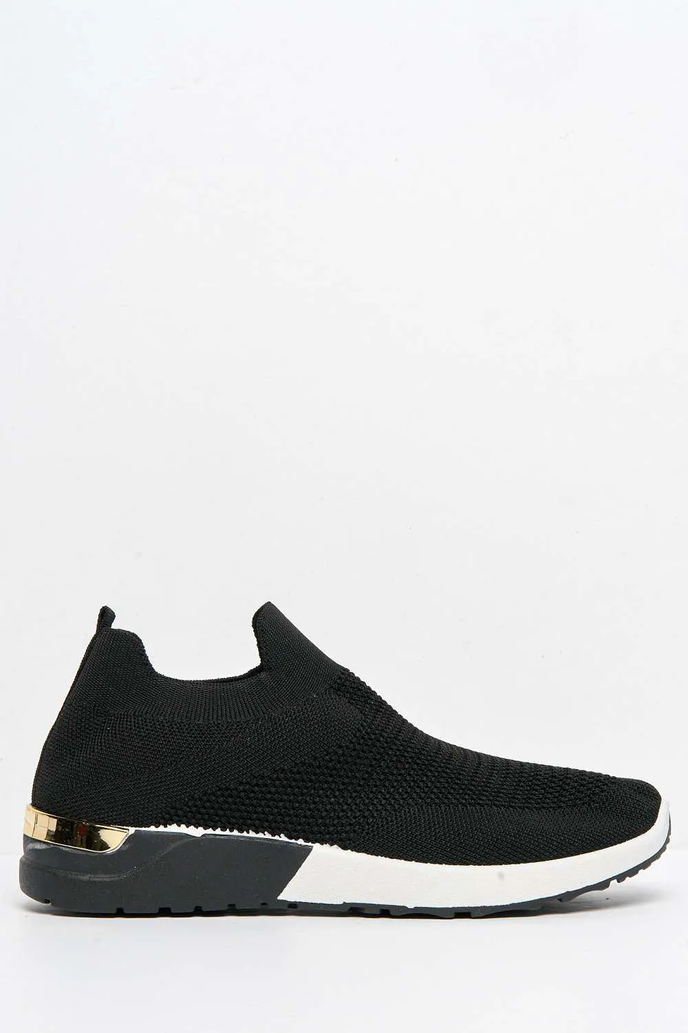 Chelsey Slip On Trainers in Black