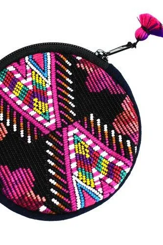 Circular Huipil Coin Purse