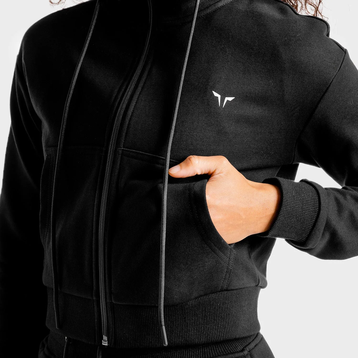 Core Zip Up - Onyx