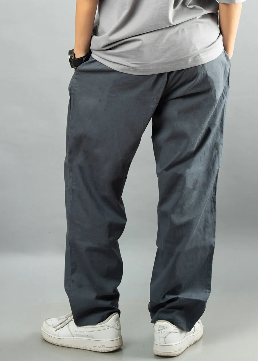 Cotton Pants For Women - Grey