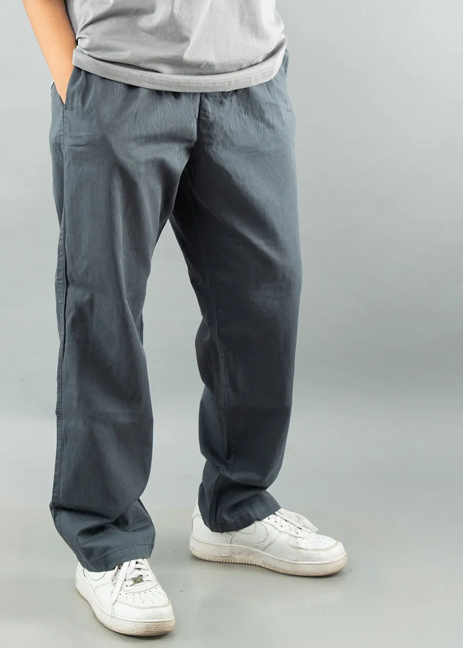 Cotton Pants For Women - Grey