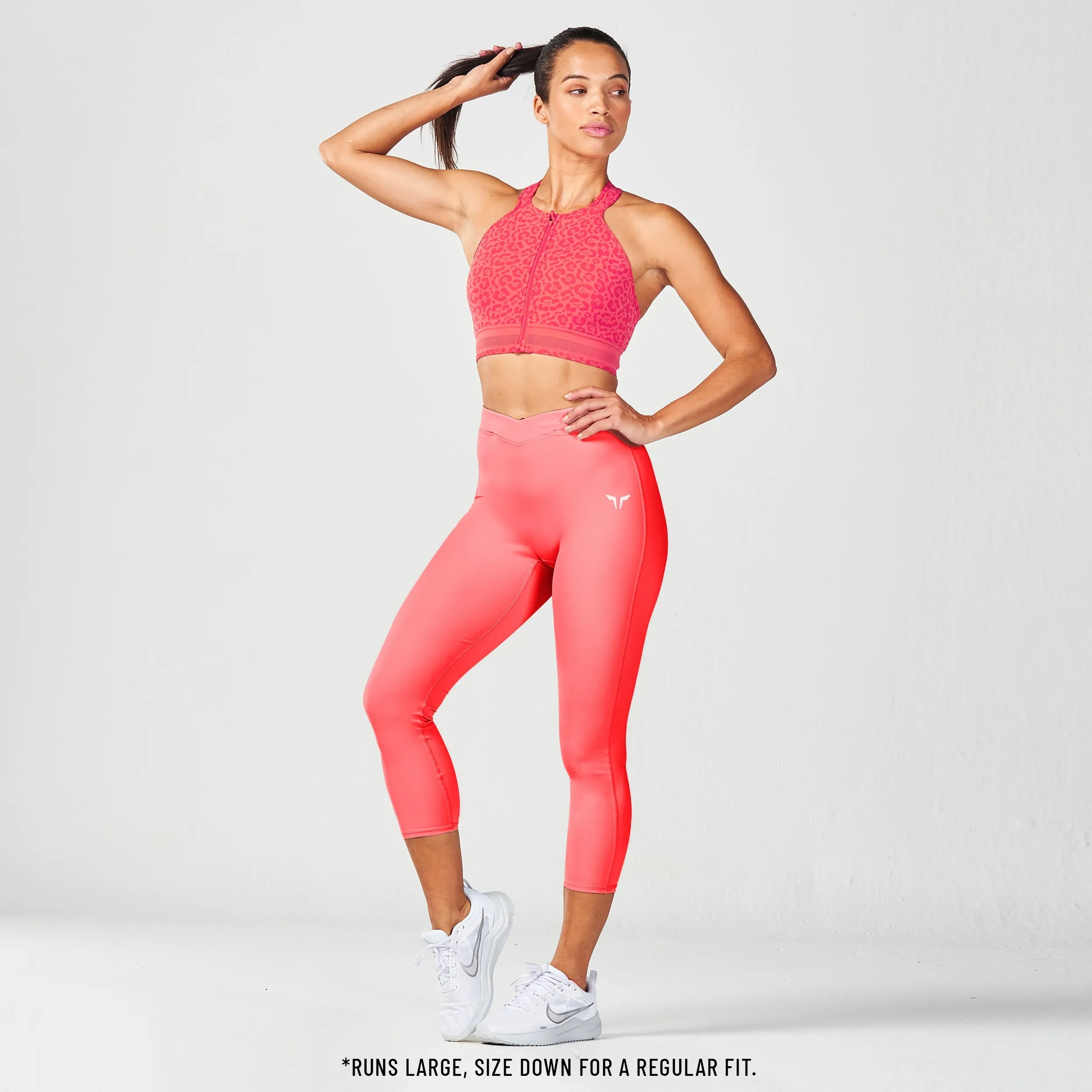 Crossover Leggings 24" - Cayenne