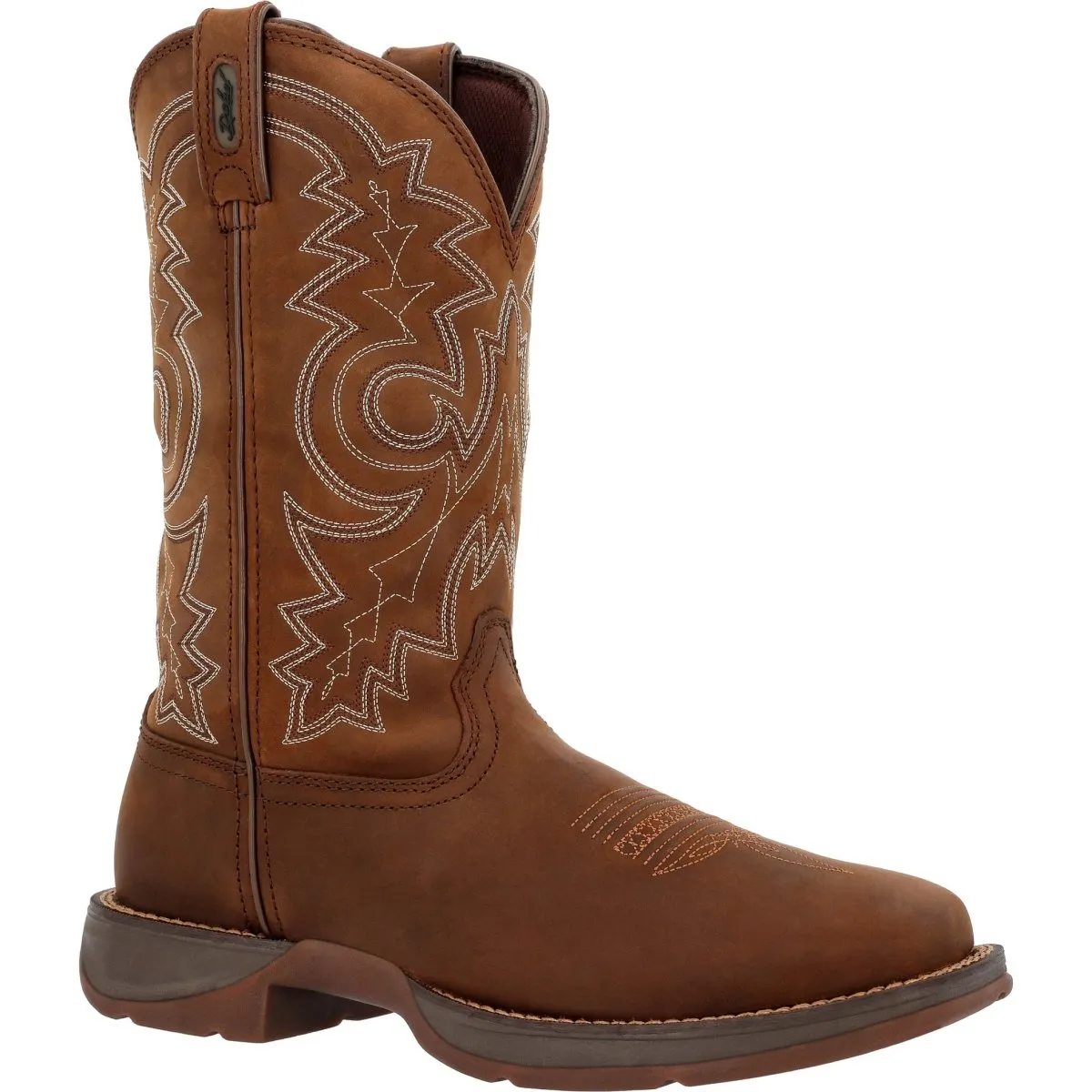 Durango Rebel Men's Steel Toe Pull-On Western Boots Db4343 In Brown