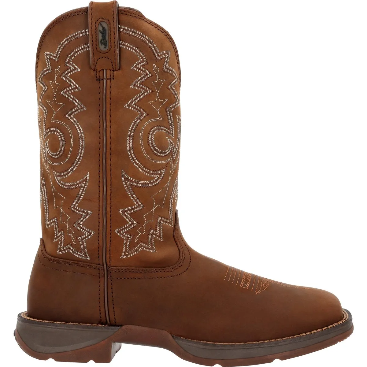 Durango Rebel Men's Steel Toe Pull-On Western Boots Db4343 In Brown