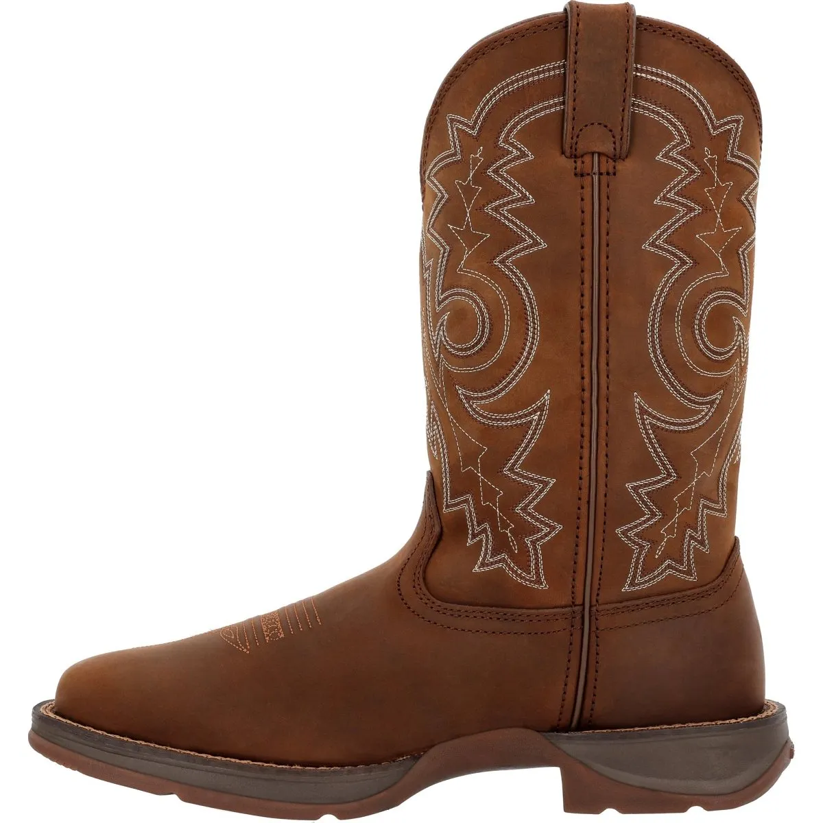 Durango Rebel Men's Steel Toe Pull-On Western Boots Db4343 In Brown