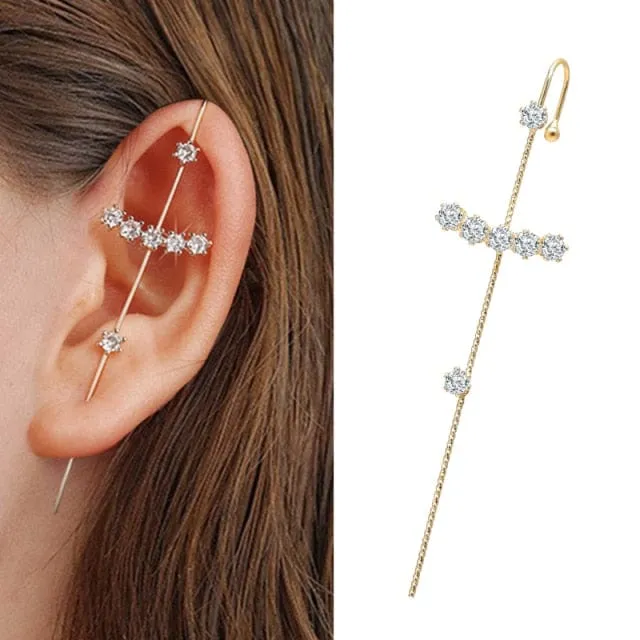 Ear Wrap Crawler Hook Earrings