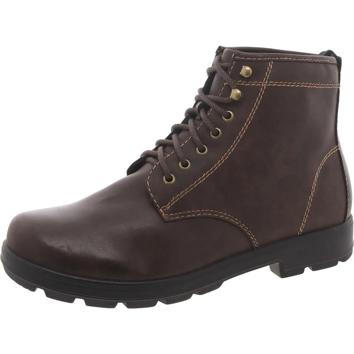 Eastland Mens Hugo Faux Leather Lace-Up Winter & Snow Boots