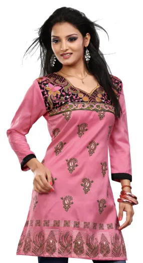 Elegant Pink Short Kurti for Women – Stylish Kurtis for Women