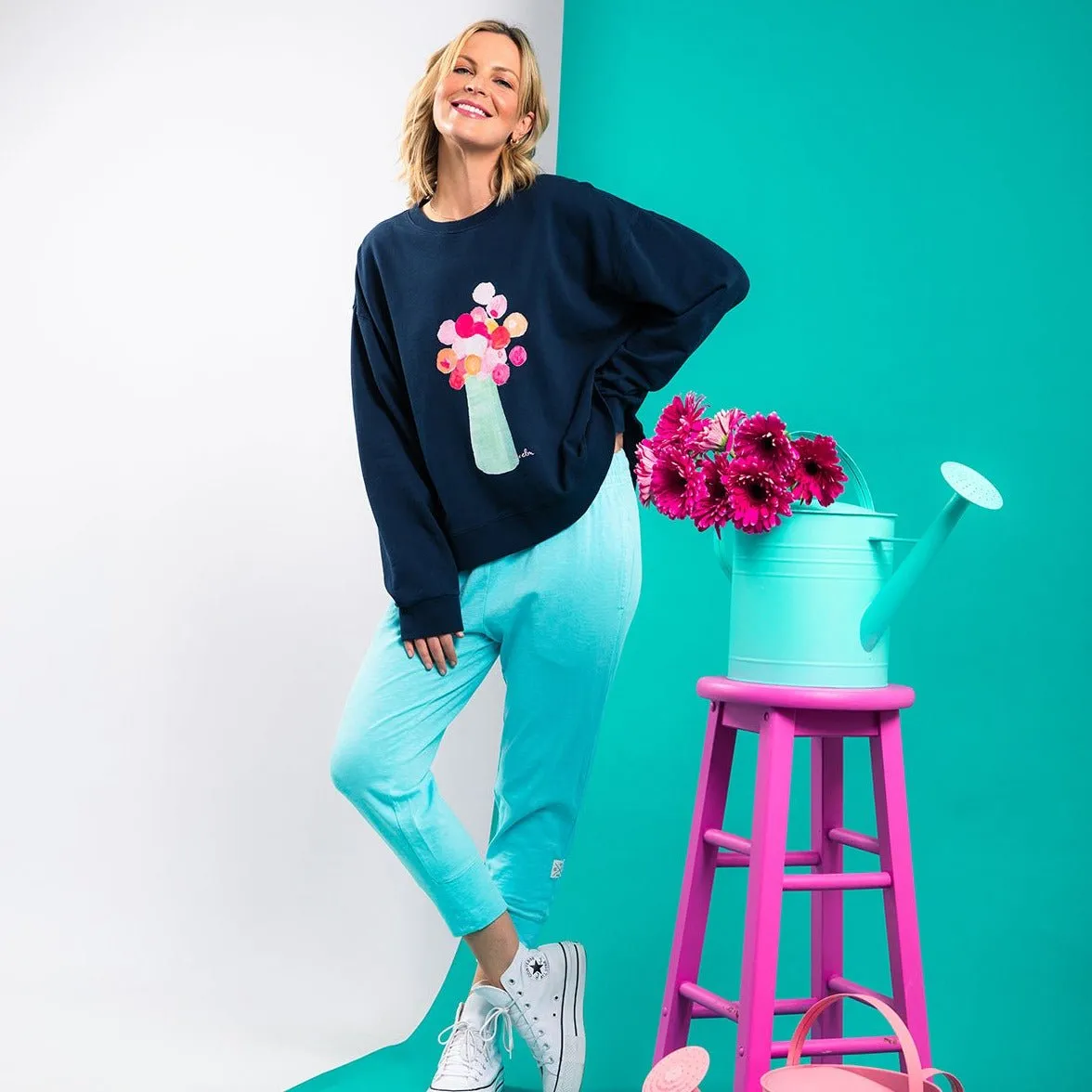 Elm Clothing Janey Floral Crew