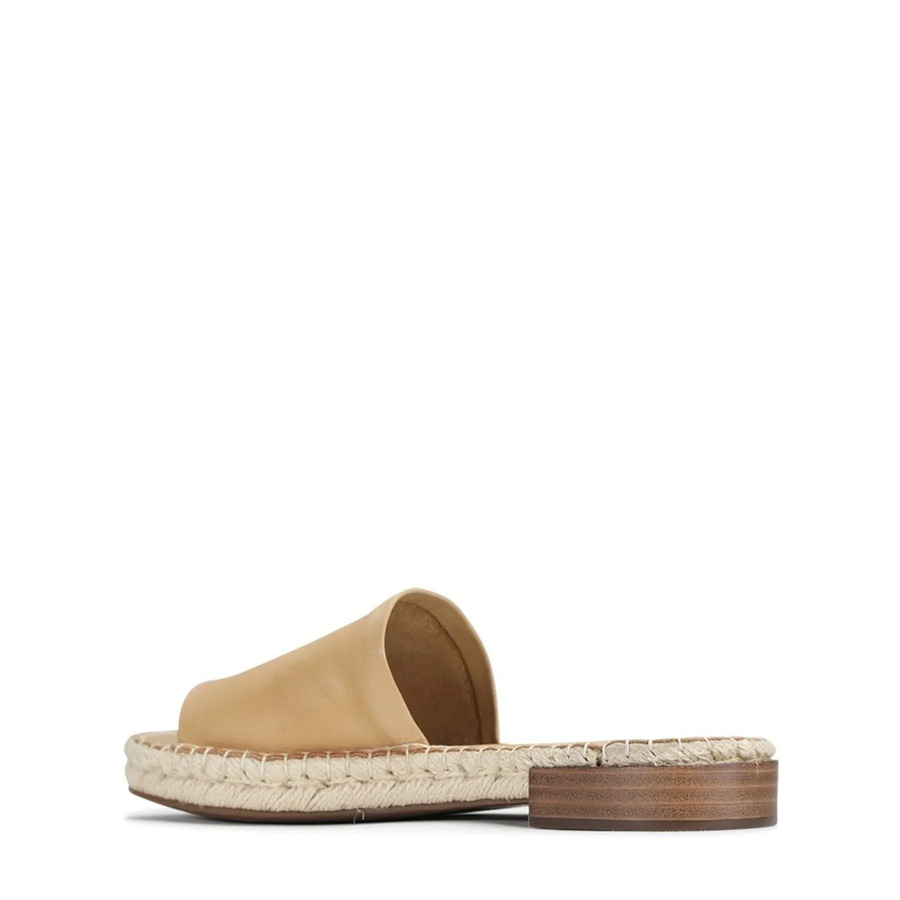 ESP LEATHER ESPADRILLE SLIDE