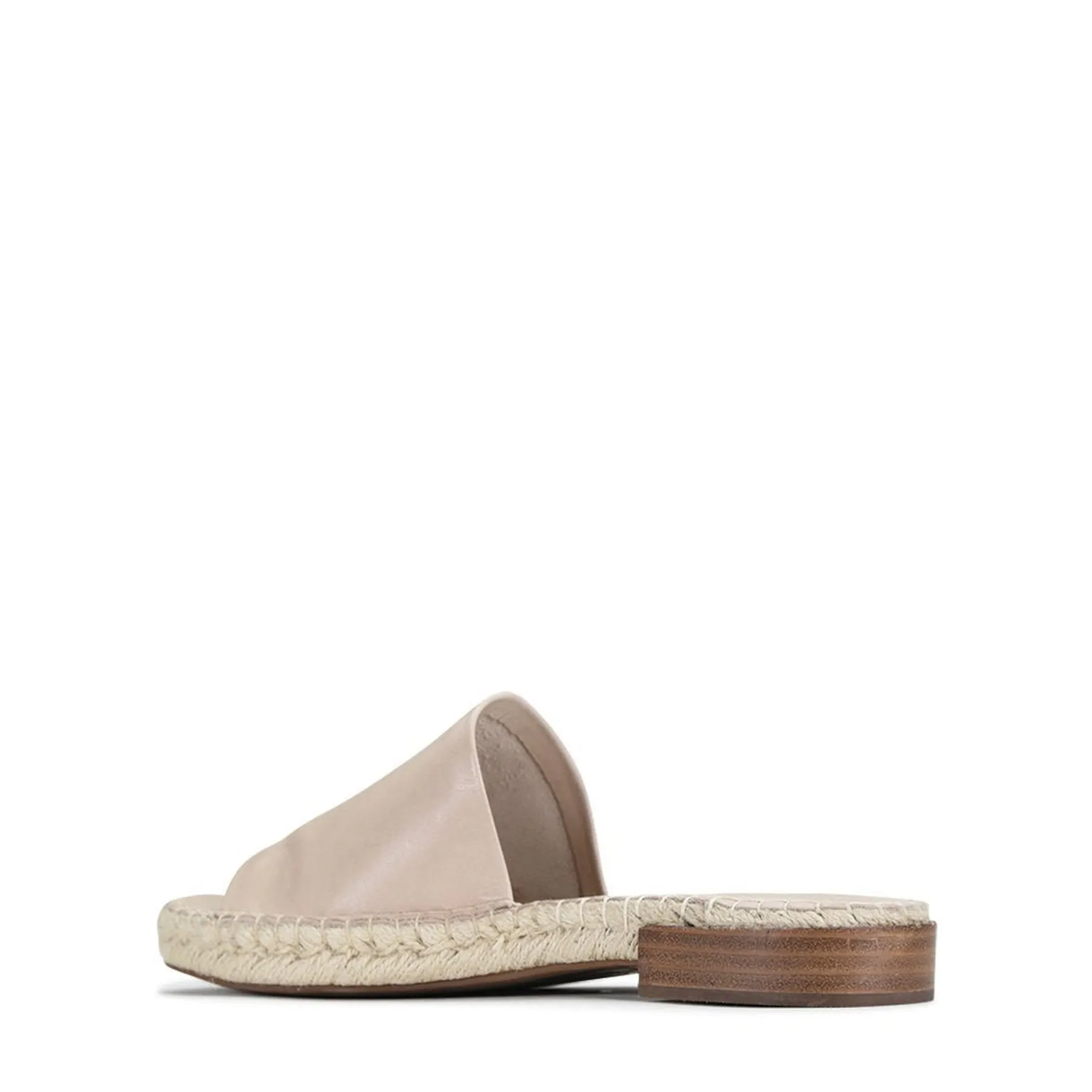 ESP LEATHER ESPADRILLE SLIDE