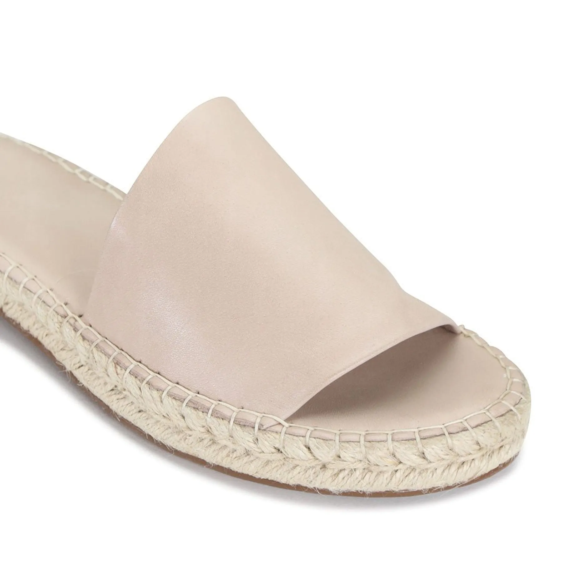 ESP LEATHER ESPADRILLE SLIDE