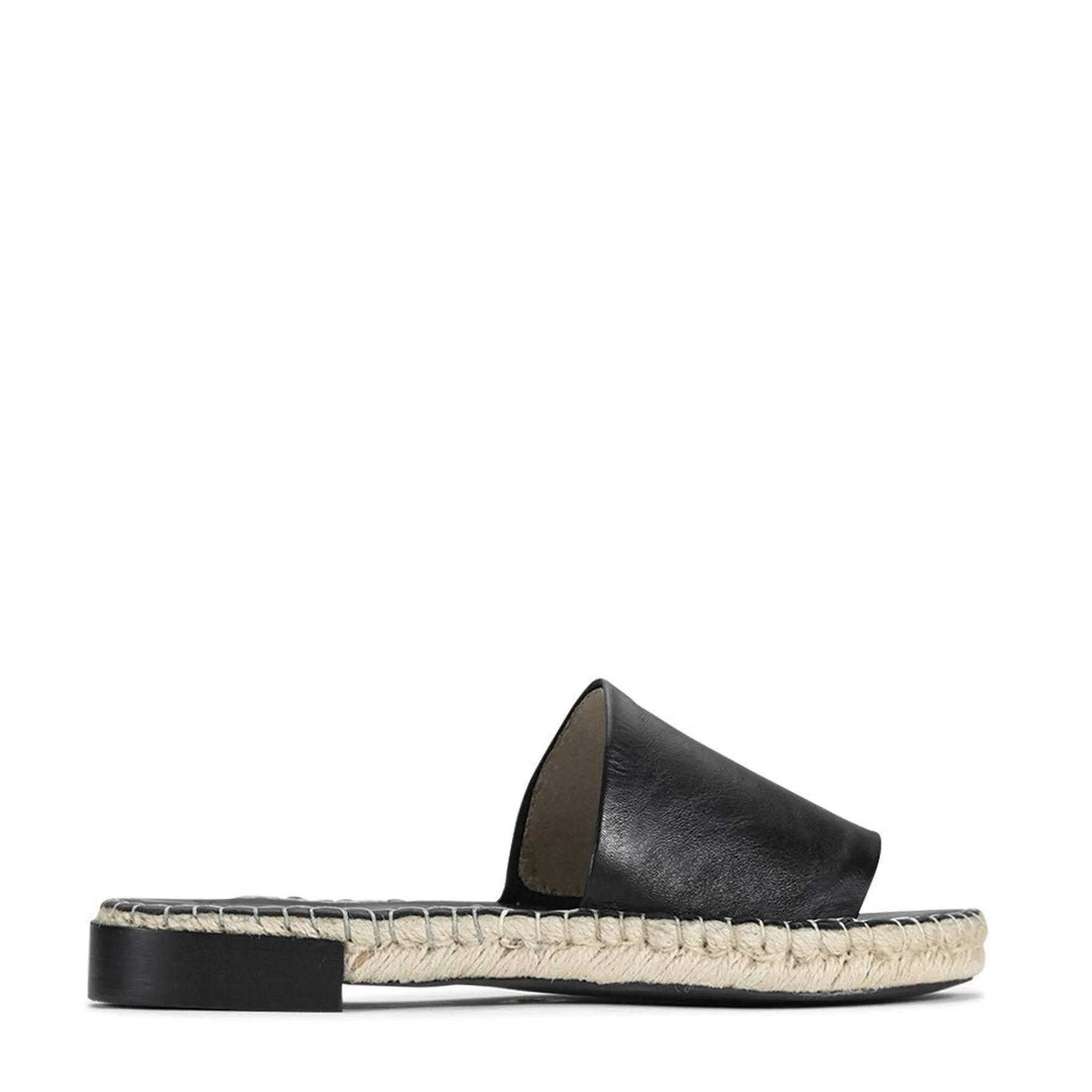 ESP LEATHER ESPADRILLE SLIDE