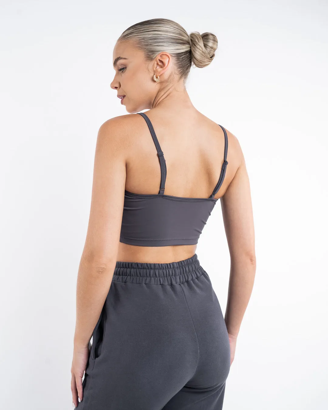 Essentials Tank Bralette - Charcoal