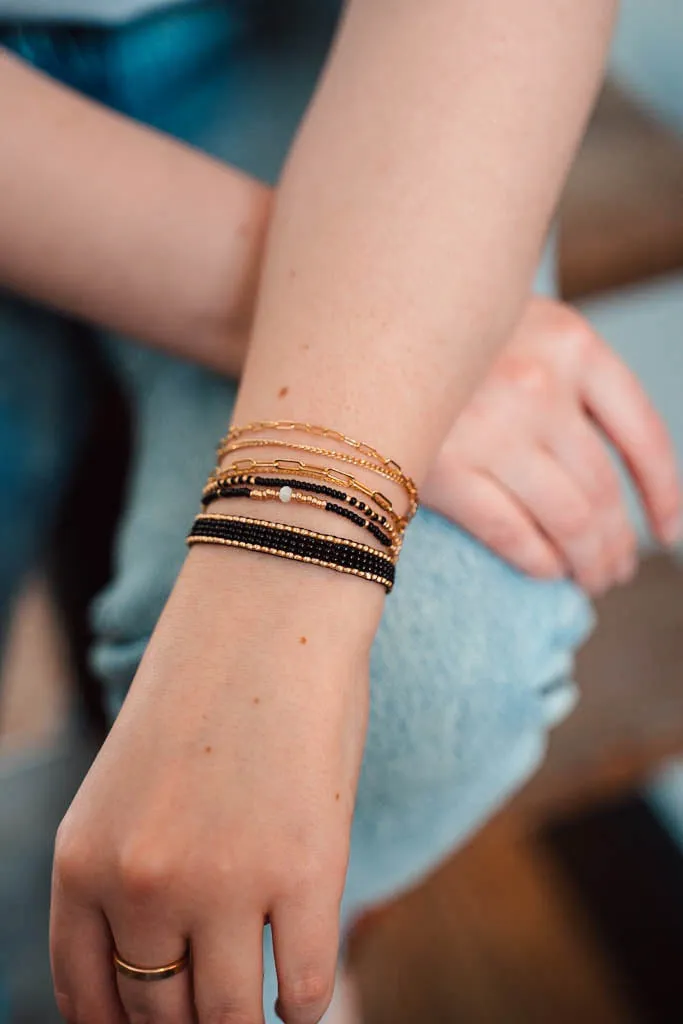 Golden Crystal Bracelet