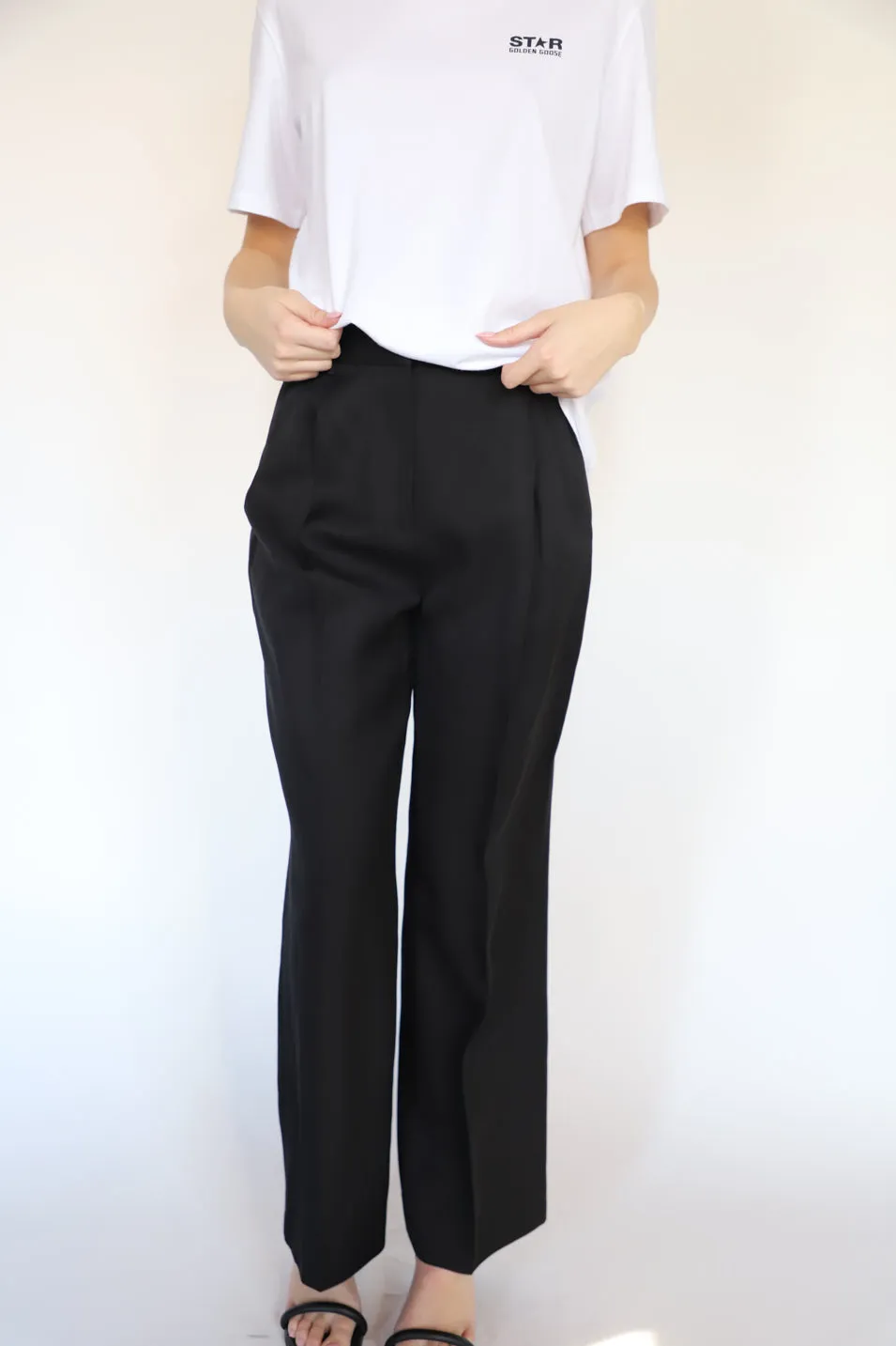 LouLou Studio Cadar Wide Leg Pants