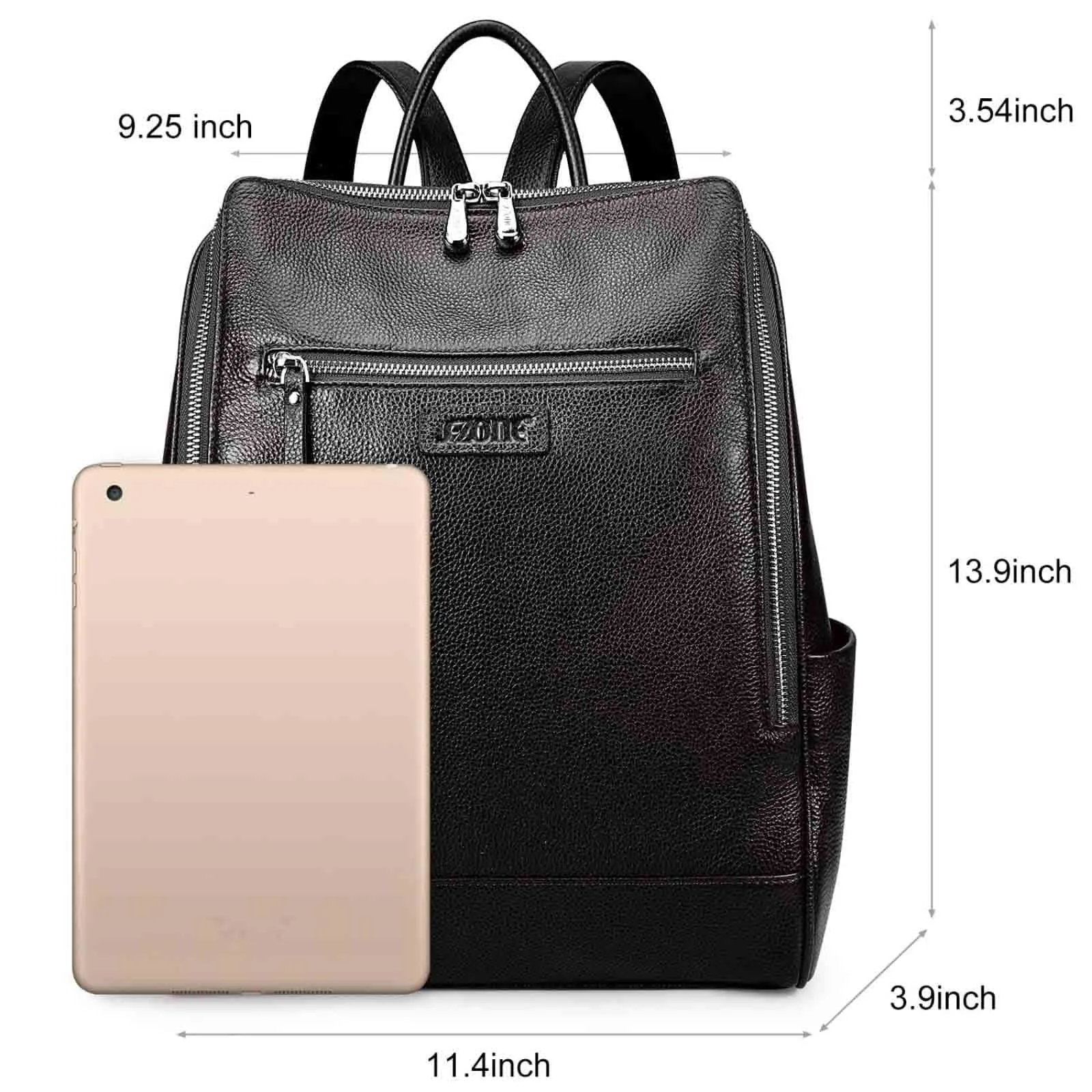 Medium Genuine Leather Women Backpack