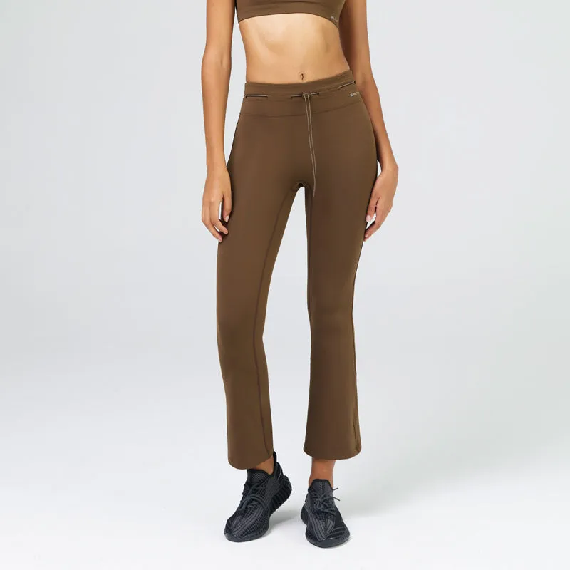 Naked Feeling Tummy Control Drawstring Flares