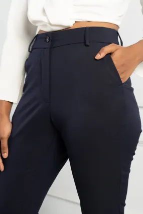 Navy All Weather Stretch Pants - Women