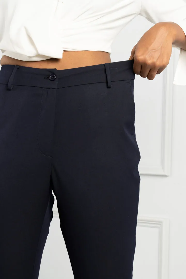 Navy All Weather Stretch Pants - Women