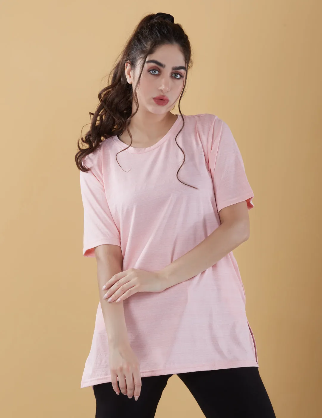 Oversized Long Tee For Women -Athleisure Wear