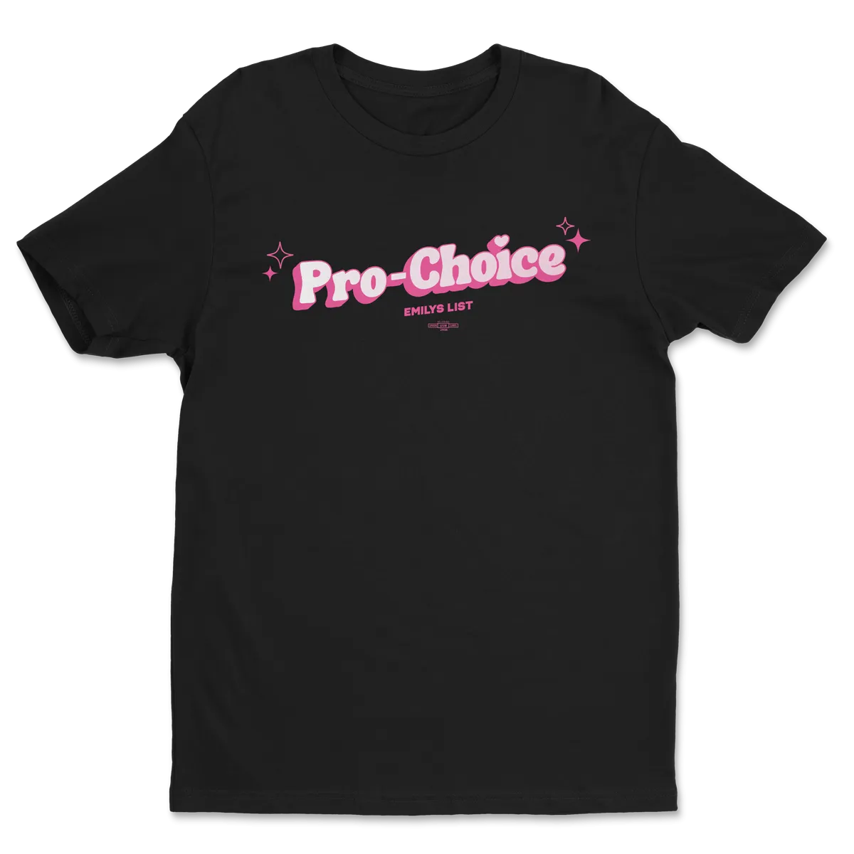 Pink & Proud Black Tee