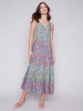 Printed Tiered Maxi Dress - Glory