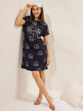 Snoopy Calm Short Dress