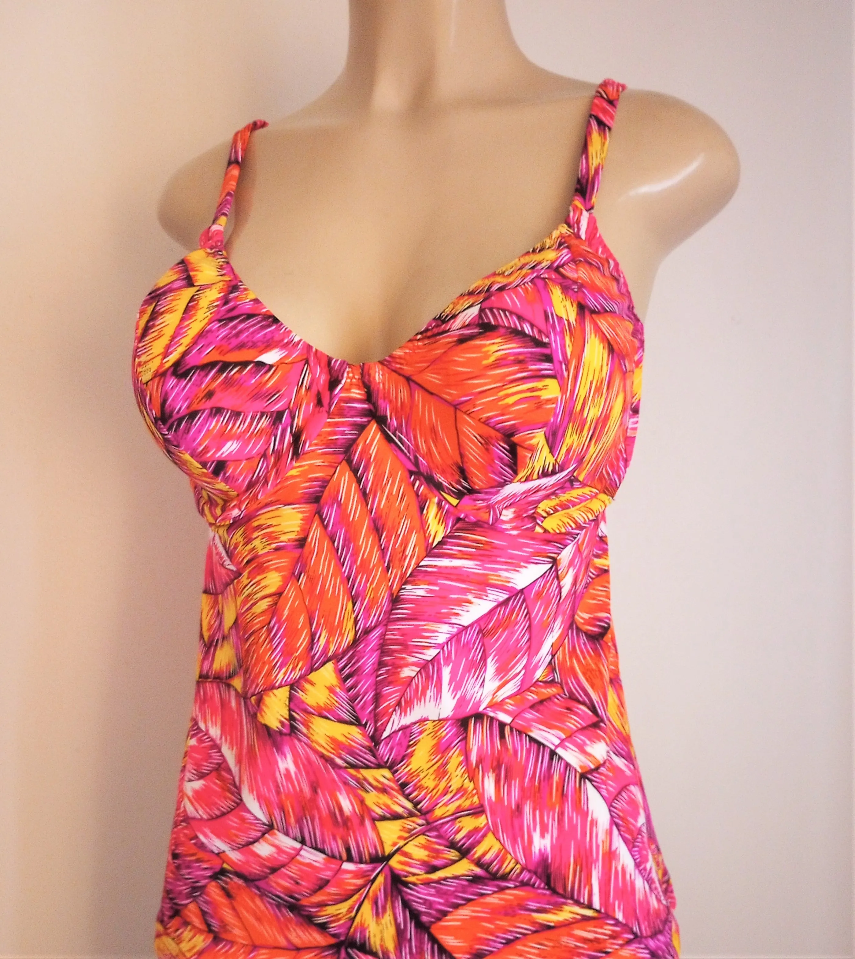 Supportive tankini swimwear for big busts